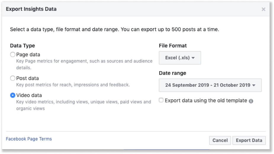 Facebook Video Content Insights with EasyInsights