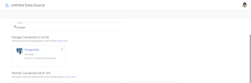 PostgreSQL Connector on Looker Studio