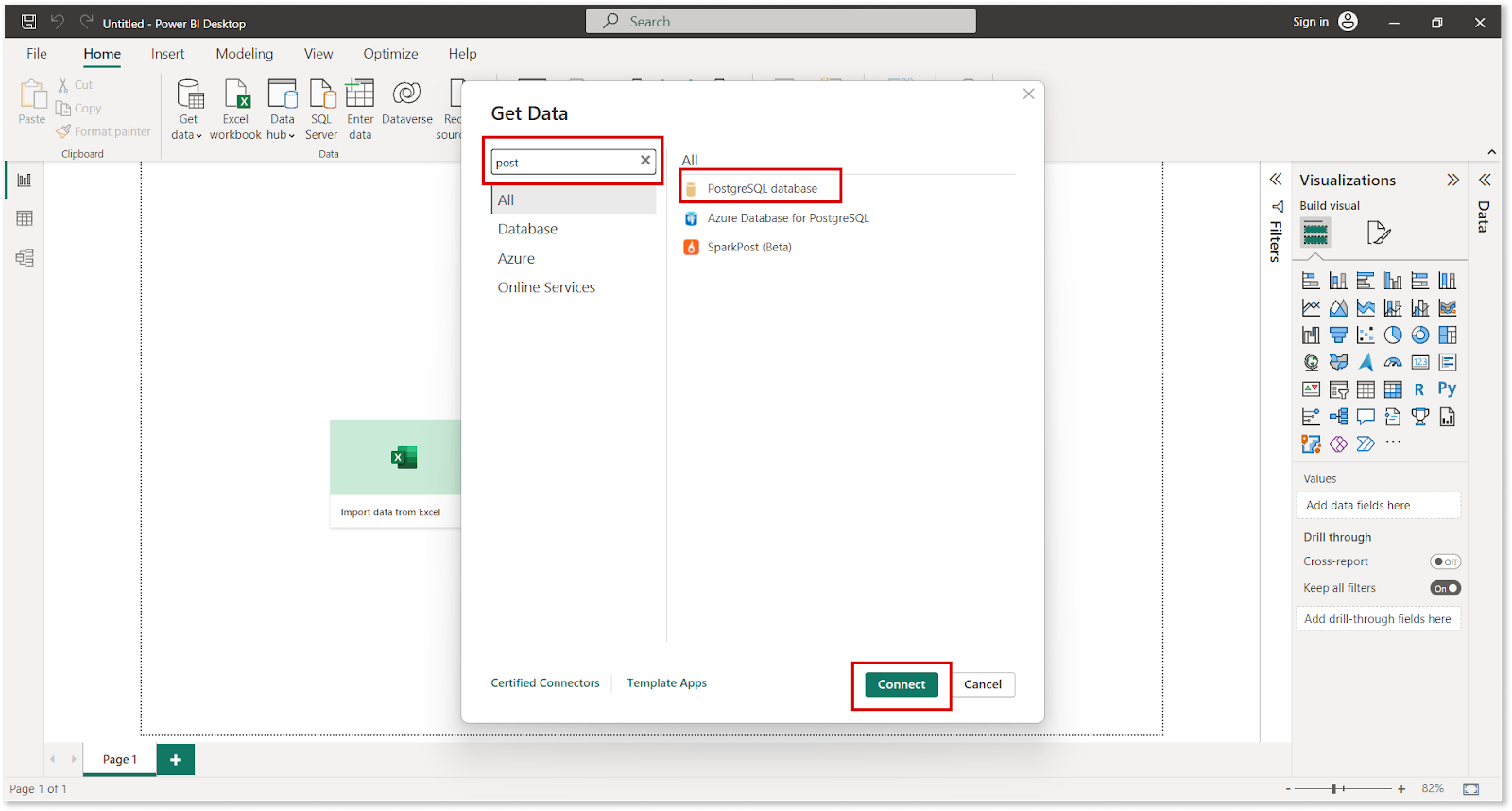 Get Data through PostgreSQL