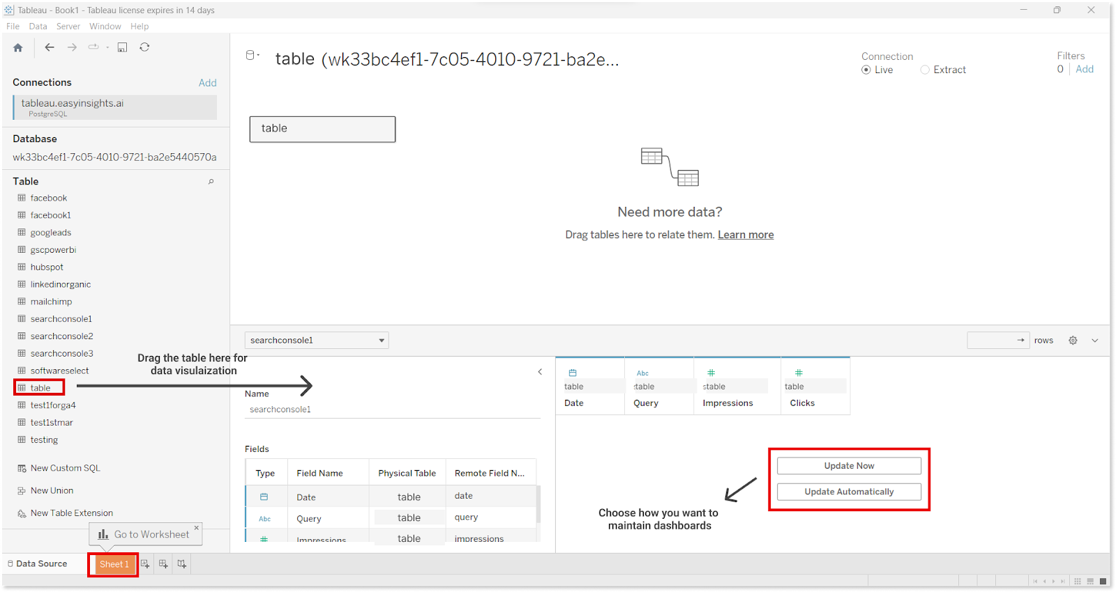 Fetch Mailchimp Dataview