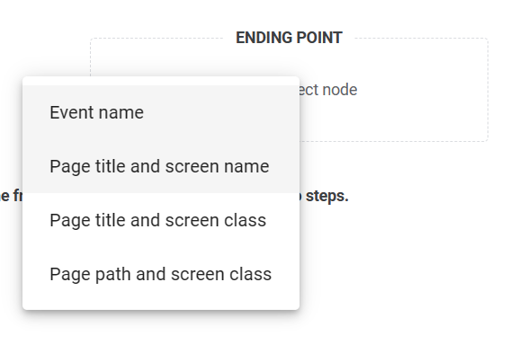 selecting node in path exploration