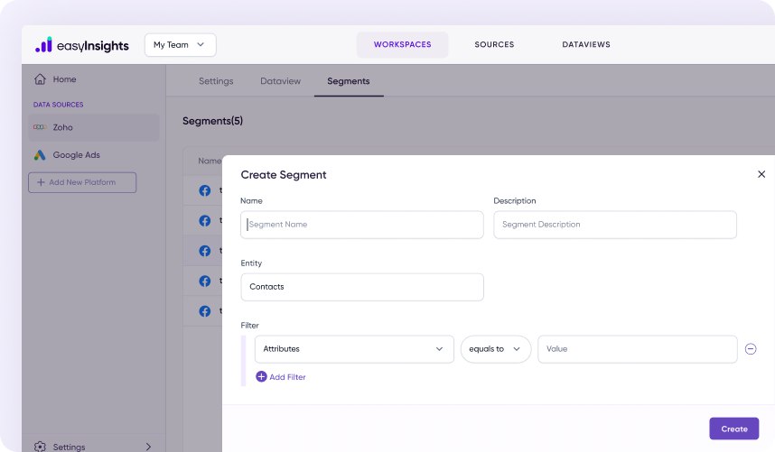 EasyInsights CDP screen