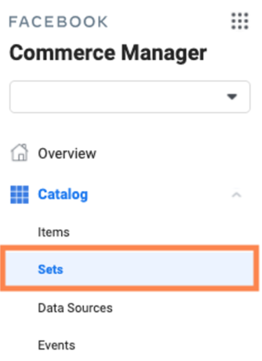 Facebook Commerce Manager screenshot