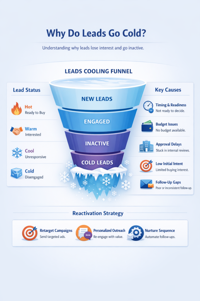 Leads cooling funnel
